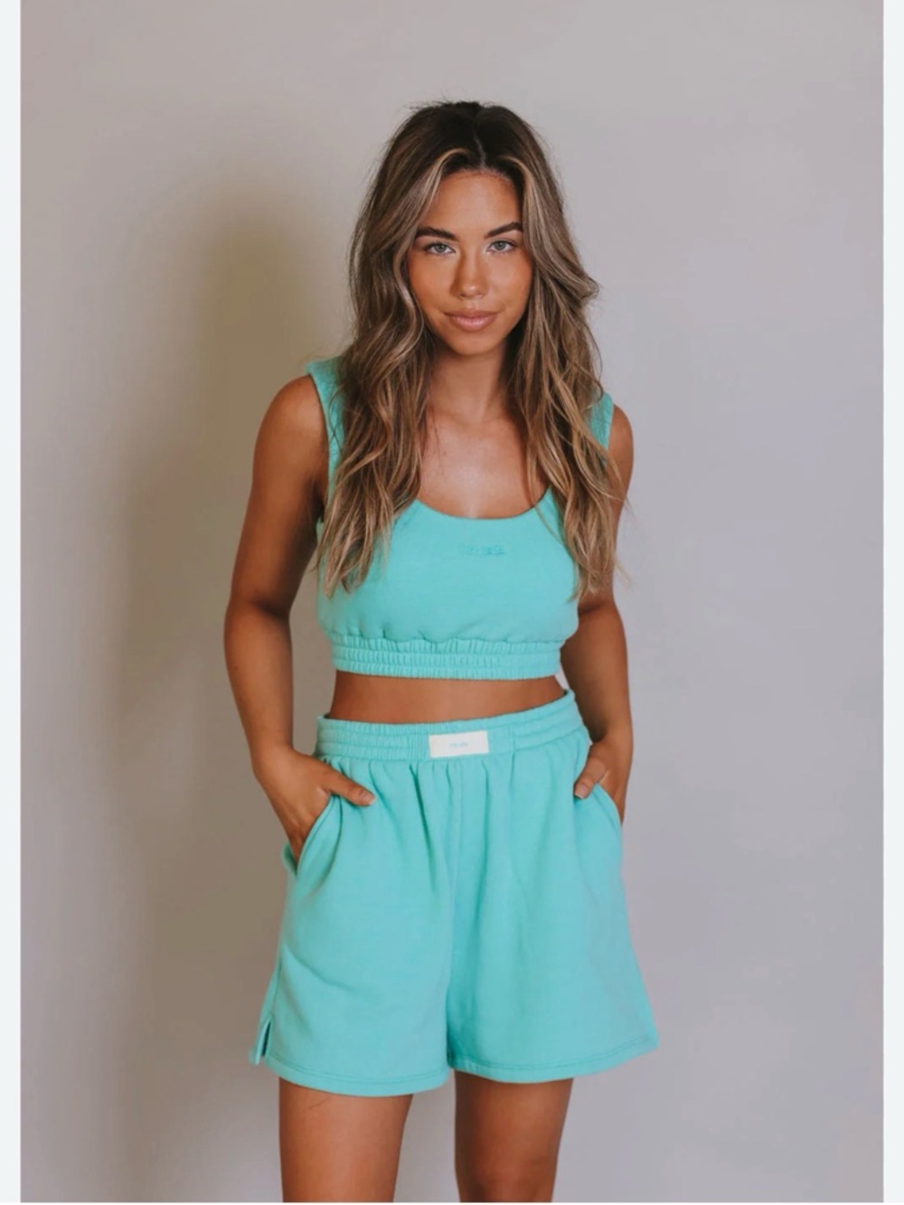 Tribe Kelley Butter Sweat Shorts/Bra/MRSP $155